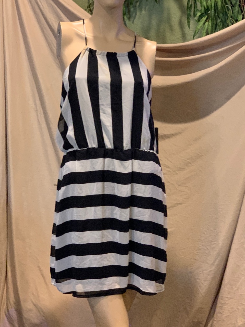 Want and need strip dress